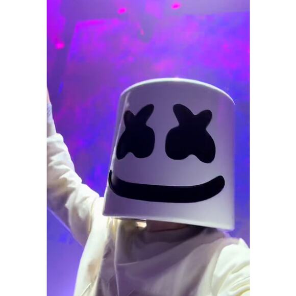 Halloween Marshmallow Mask For Music Festival Nightclub Dance Cosplay - Picture 1 of 3